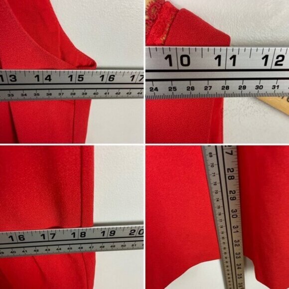 NWT Sezane ROne Sizealie Shift Dress Coral Red New With Tags Minimalist French S - Picture 13 of 13